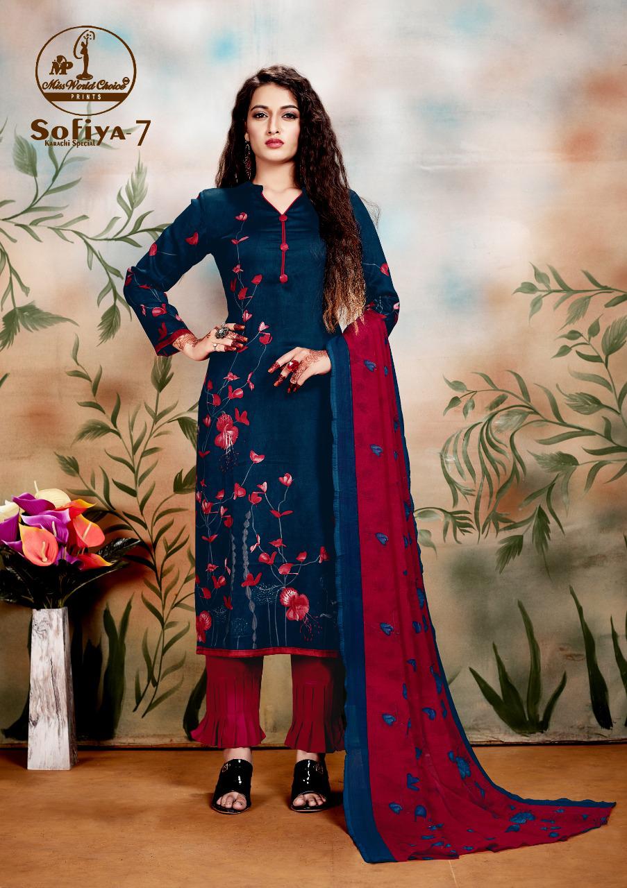 Sofiya 7 New Designer Printed Cotton Dress Material Collection 