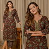 Naisha K 286 Cotton Embroidered Kurti With Bottom Best Wholesale Shop In Surat