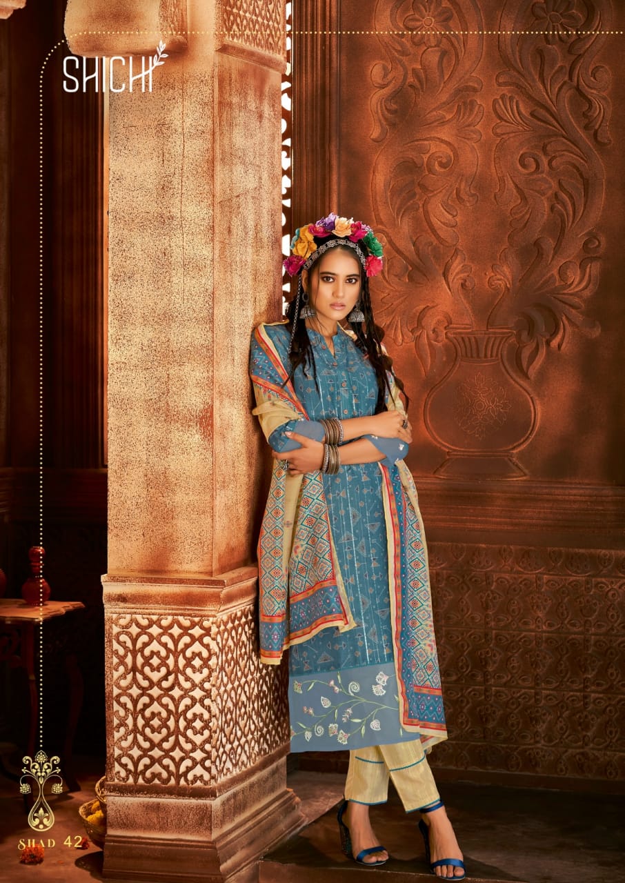 Shichi Adaa Collection Exclusive Wear Regular Wear Ploly Ready Made signature-1-casual-daily-wear-cotton-fancy-designer-kurti-With Collection