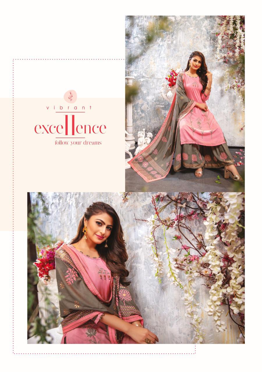 KIANA AITBAAR VOL-3 Latest Designer Fancy Festive Wear Rayon Top With Embroidery Work And Gold Print Readymade Salwar Suit Collection