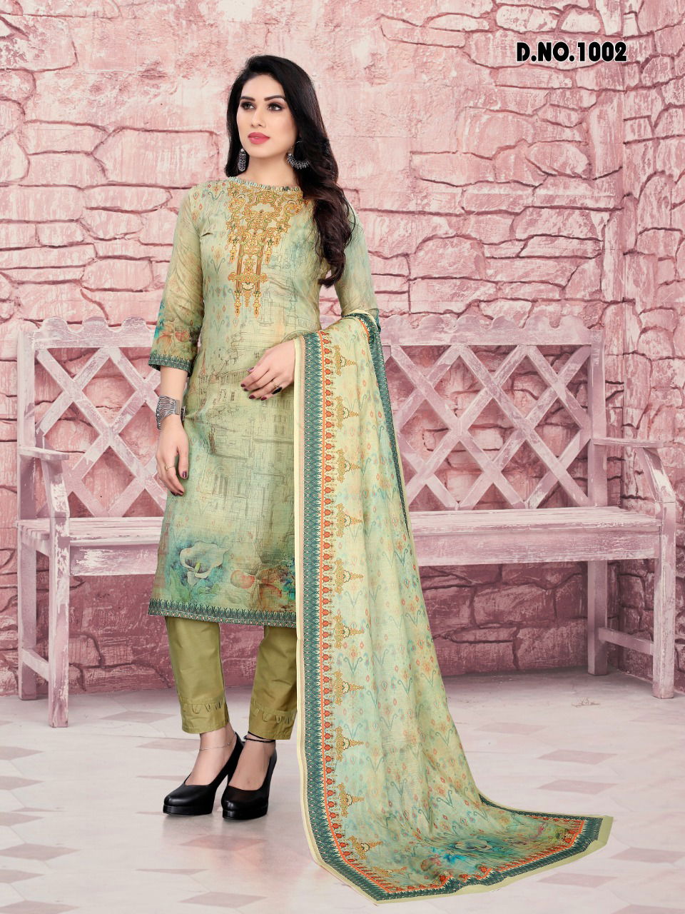 Naaz 1 Beautiful Designer Casual Daily Wear Printed Cotton Dress Material Collection

