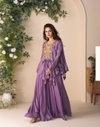 Classic By Sayuri Chinon Silk Online Designer Indo Western Wholesale
