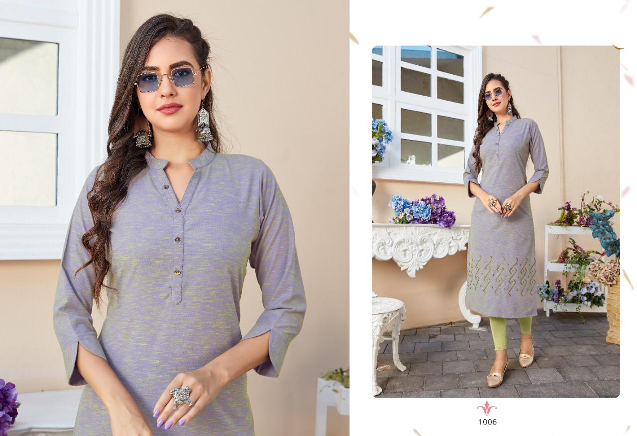 New Latest Zohie Designer Rayon Party Wear And Casual Wear Kurties Collection 