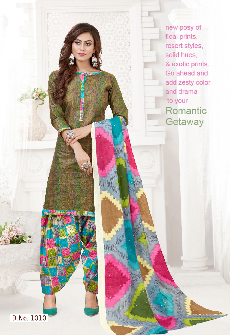 Sc Panetar 1 Edition Latest Fancy Regular Casual Wear pure Cotton Readymade Salwar Suit Collection
