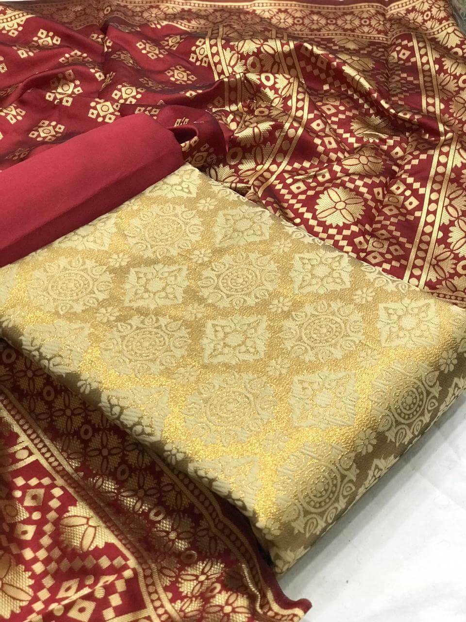 Banarasi Silk Dress 36 Designer Daily Wear Banarasi Dress Collection
