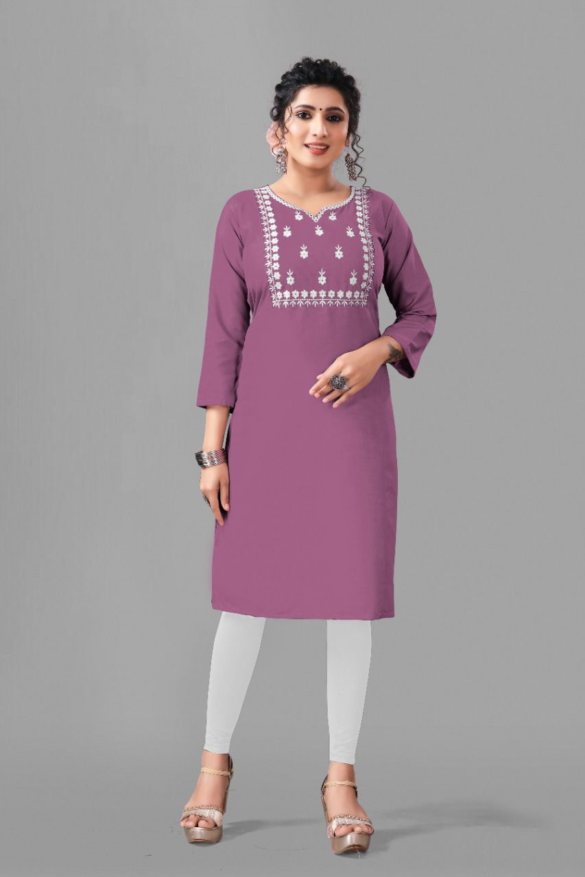 Kiwi Cotton Bland Kurti Catalog