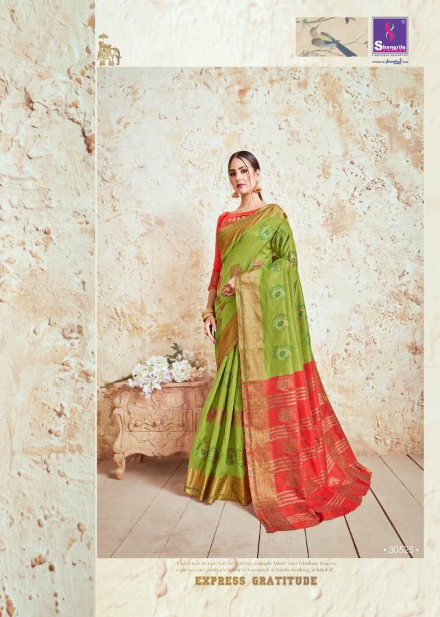 Shangrila Nidhi Silk New Launch Of Designer Party Wear Silk Saree 