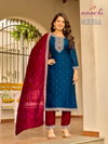 Meera By Aanchi Vichitra Silk Kurti With Bottom Dupatta Wholesale Price In Surat