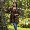 Naisha K 391 Jaipuri Cotton Print Jacket Style Shorts Tops Wholesale Clothing Distributors In India