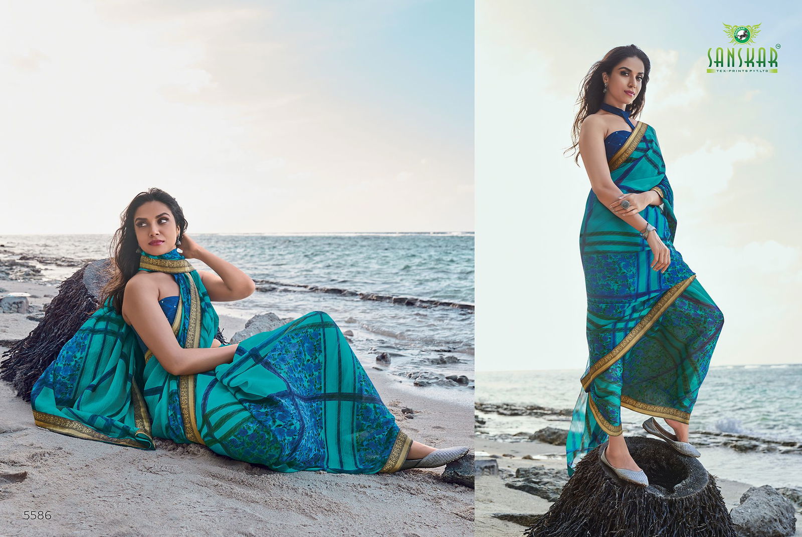 Sanskar Jharonka Latest Fancy Printed Daily Wear Saree Georgette Saree Collection 