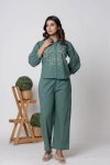 Naisha K 119 Cotton Casual Wear Co Ord Set Exporters In India