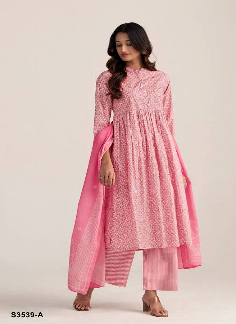 Lydia By Ganga Cotton Printed Designer Salwar Suit Suppliers In India