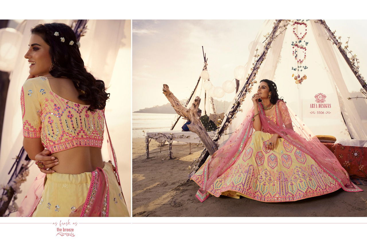 Arya Euphoria 7 Heavy Designer Soft Net Wedding and Partywear Lehenga Choli Collections
