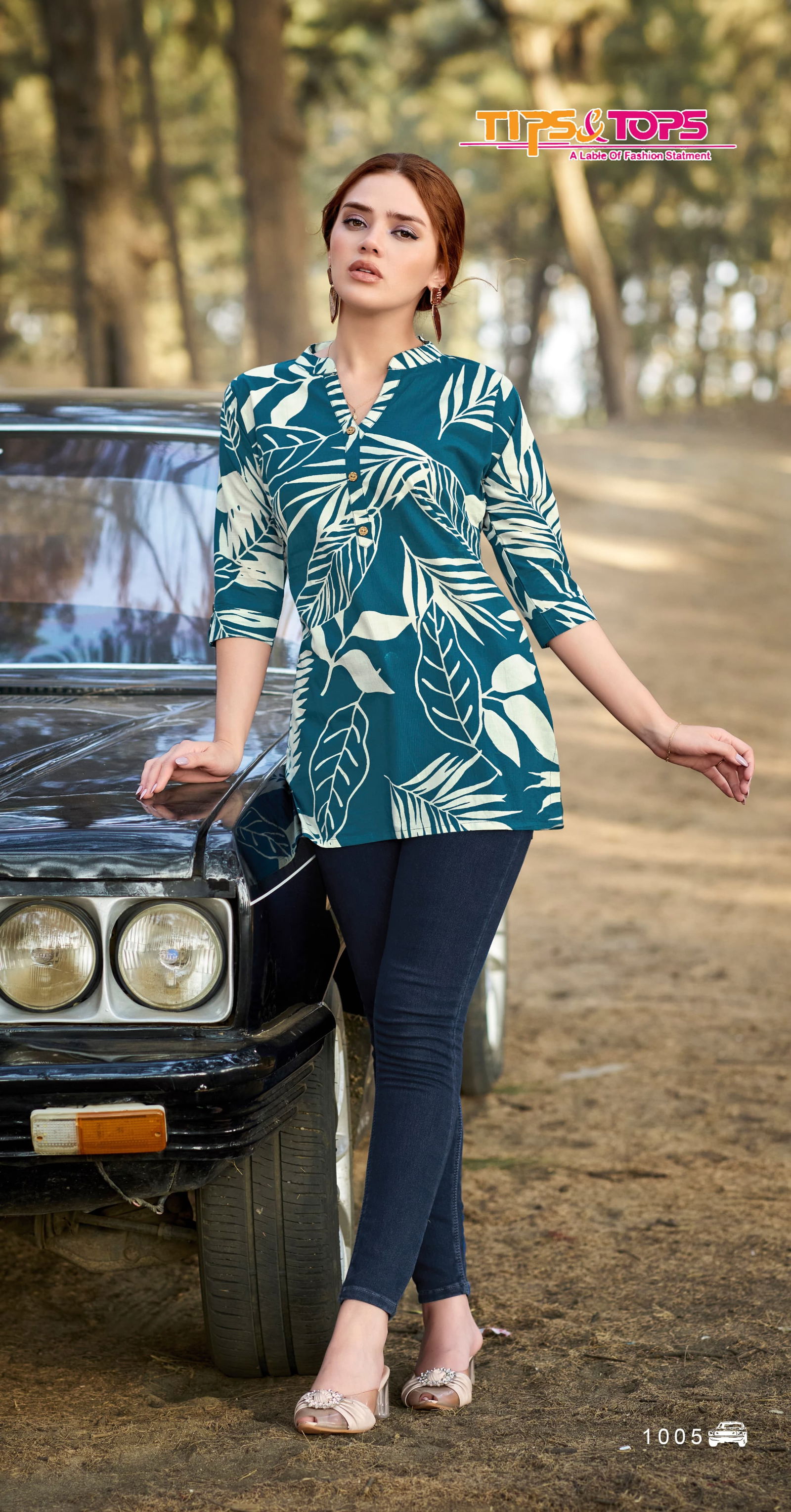 Cotton Shorties Vol 7 By Tips And Tops Cotton Printed Ladies Top Orders In India