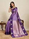 Maahi 207 Banarasi Silk Silver And Gold Zari Worked Beautiful Saree Wholesale Suppliers In Mumbai