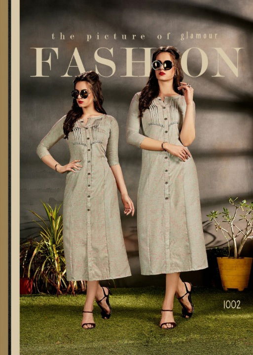Seven Threads Rutba New Designer Straight Cut Long Kurtis Collection 