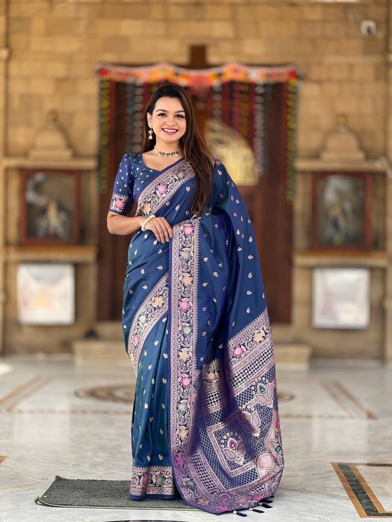 Nx Banarasi 5 Traditional Wear Banarasi Silk Saree Wholesale In India