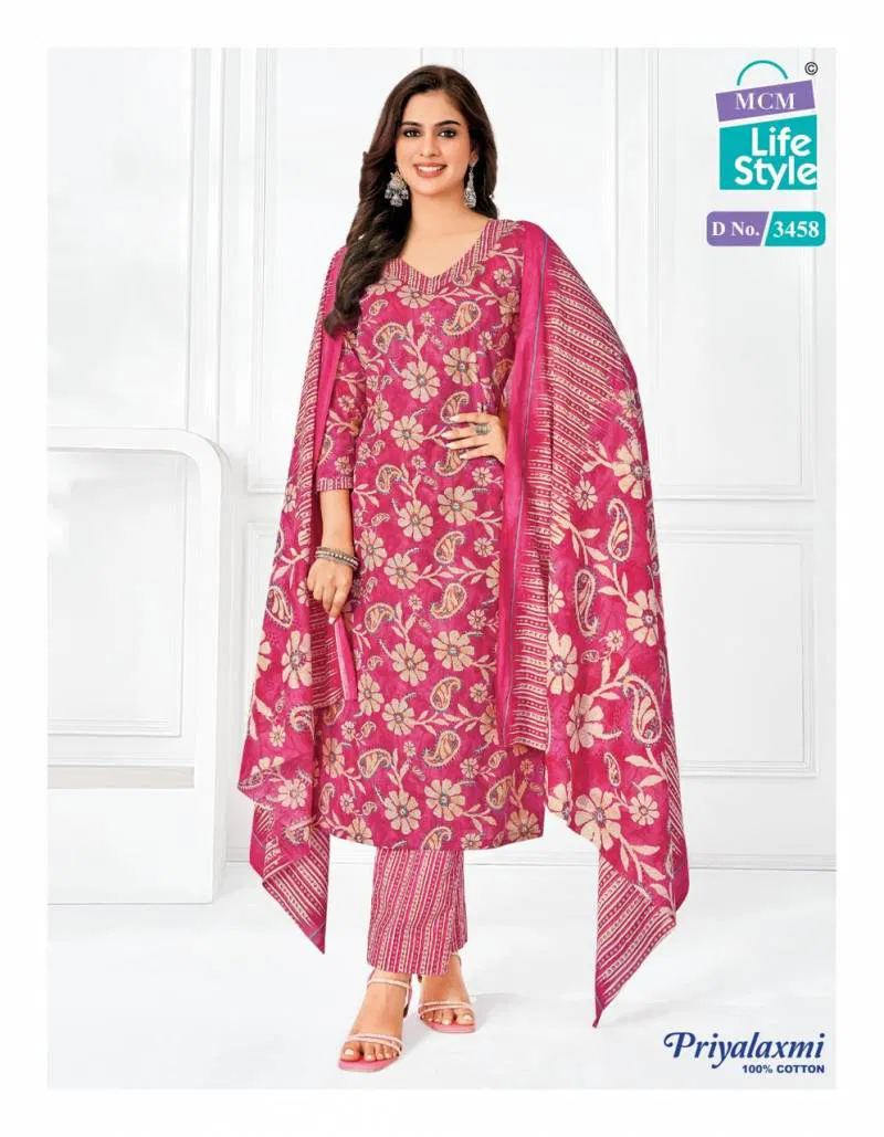 Priyalaxmi Vol 34 By Mcm Cotton Printed Dress Material Surat Wholesale Market