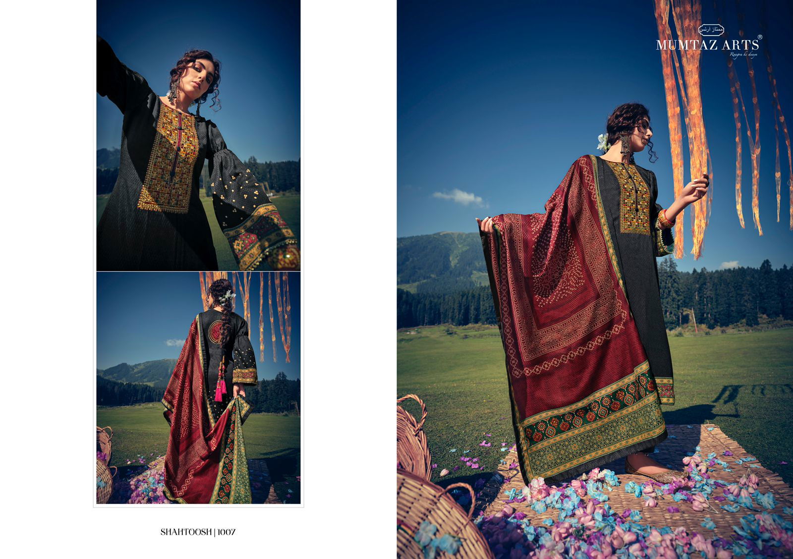Mumtaz Shahtoosh Lawn Cotton Exclusive Digital Print Fancy Regular Wear Designer Dress Material Catalog