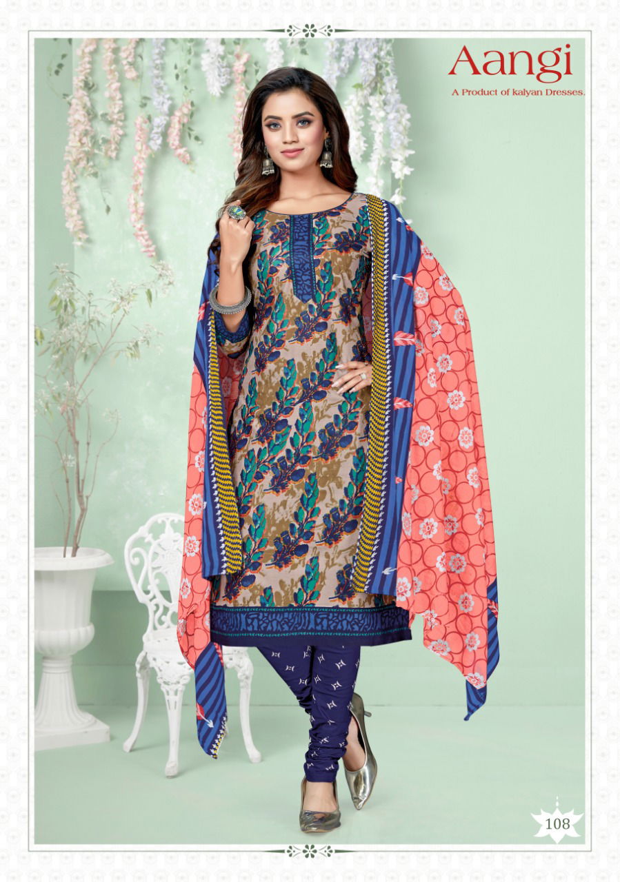 Kalyan Aangi Vol 1 Latest Designer Casual Wear Pure Cotton Dress Material Collection 