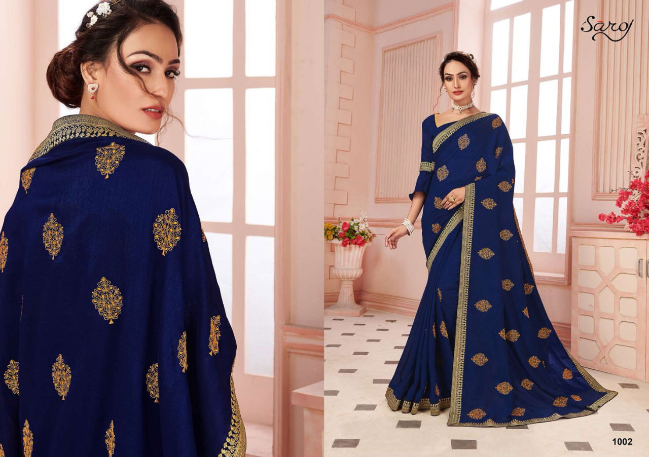Saroj Biography Wedding Wear Latest Designer Silk Sarees Collection