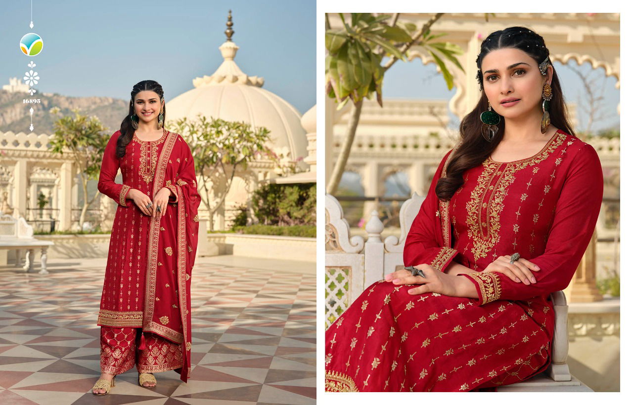 Vinay Kaseesh Glazze Heavy New Exclusive Wear Salwar Jacquard Kameez Collection