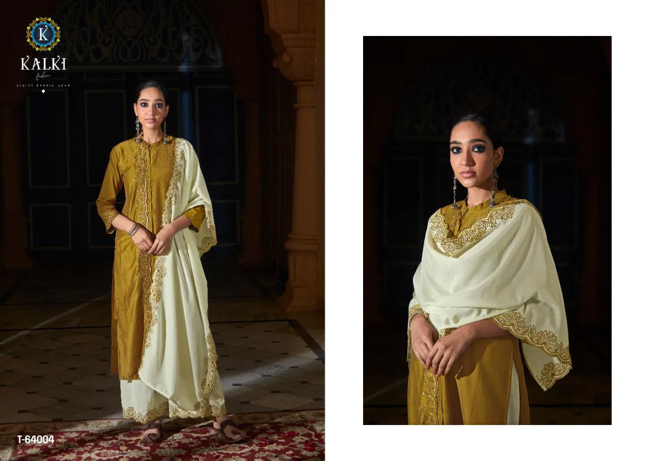 Kalki Izabella Vol 2 Latest Heavy Pure Viscose Silk fancy Sequence Embroidery Work Ready Made Suit Collection 