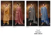 Nilofer 3696 By Ganga Cotton Satin Embroidery Salwar Suit Suppliers In India
