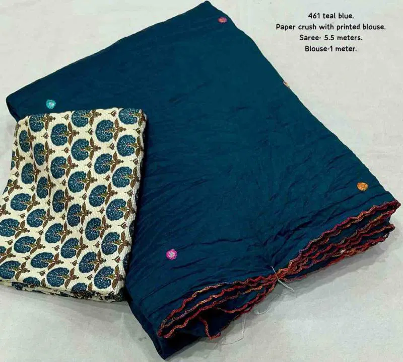 Kc 614 Beautiful Solid Crush Party Wear Saree Best Wholesale Shop In Surat