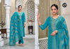 Lekha By Four Dots Organza Silk Jacquard Dress Material Online Wholesale