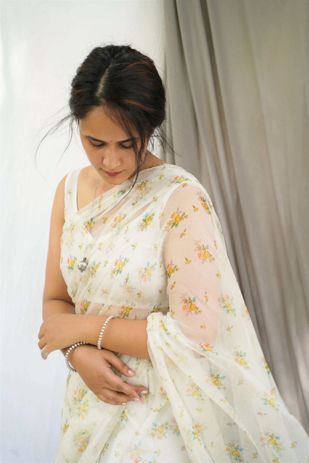 MG 335 Printed Daily Wear Georgette Sarees Catalog