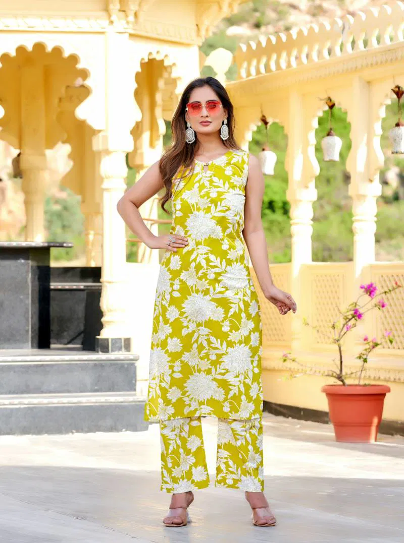 Summer Threads Vol 4 By Ossm Cotton Printed Co Ord Set Wholesale Clothing Distributors In India