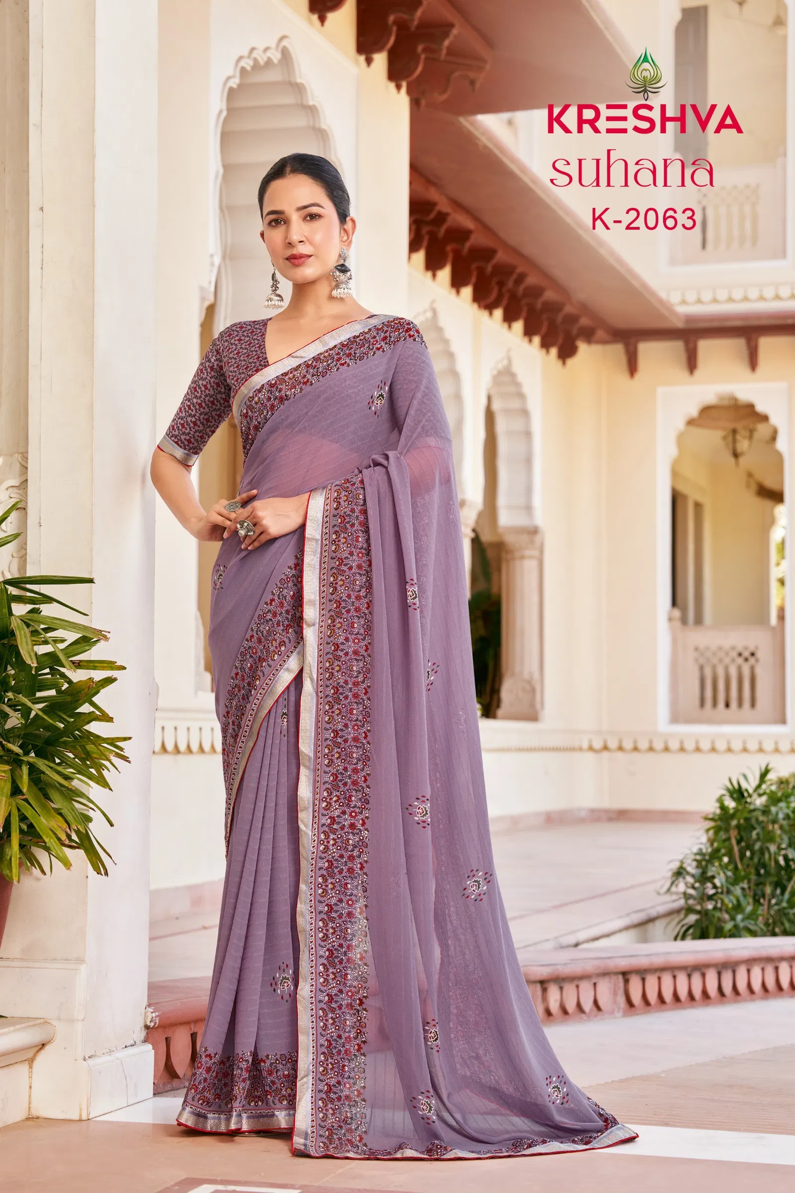 Suhana By Kreshva Dani Georgette Printed Daily Wear Saree Orders In India