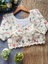 Fab Khadi Color Vol 1 Embroidered Khadi Blouse Suppliers In India