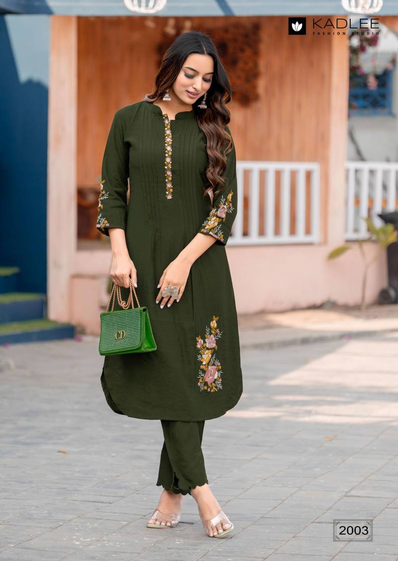 Roongta By Kadlee Cotton Flex Co Ord Set Wholesale Price In Surat