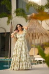Clora Vol 11 Printed Designer Flair Wholesale Gown Suppliers In Mumbai