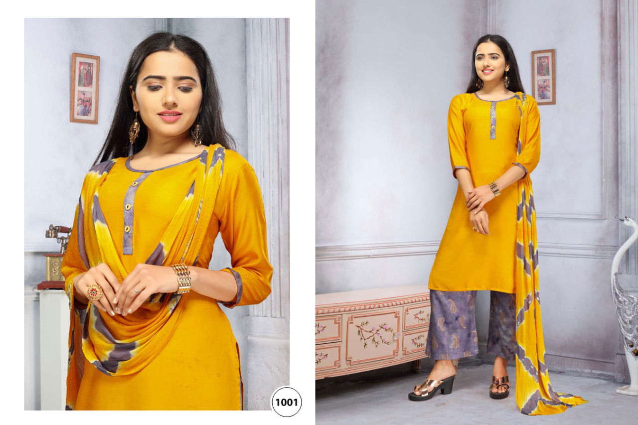 Ft Sayani 2 Ethnic Wear Latest Designer Printed Rayon Kurtis And Bottom Readymade Collection