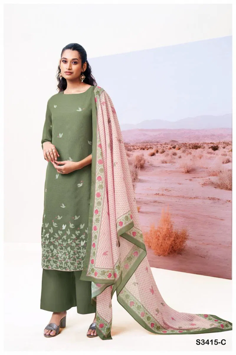 Abeeha By Ganga Bemberg Cotton Fancy Salwar Suit Wholesale Market In Surat With Price