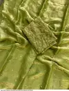 Tew Space Sattin Sequence Full Worked Saree