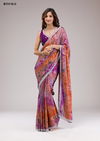 BT 3118 Colours Georgette Designer Printed Saree Maunfacturers