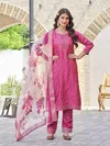 Makati By Aanchi Vichitra Shimmer Surat Kurti With Bottom Dupatta Wholesale Market