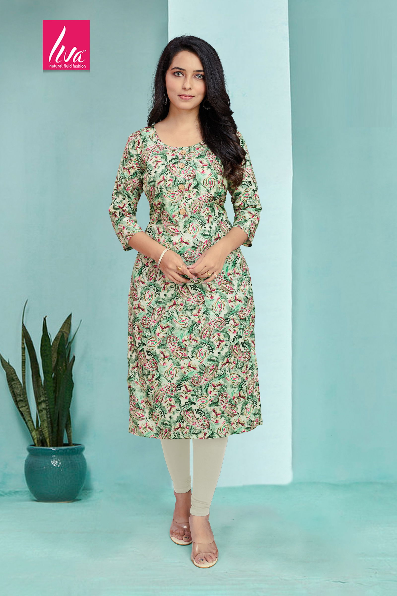 1 Selvi Ultra Premium Rayon Foil Printed Kurti Wholesale Market In Surat