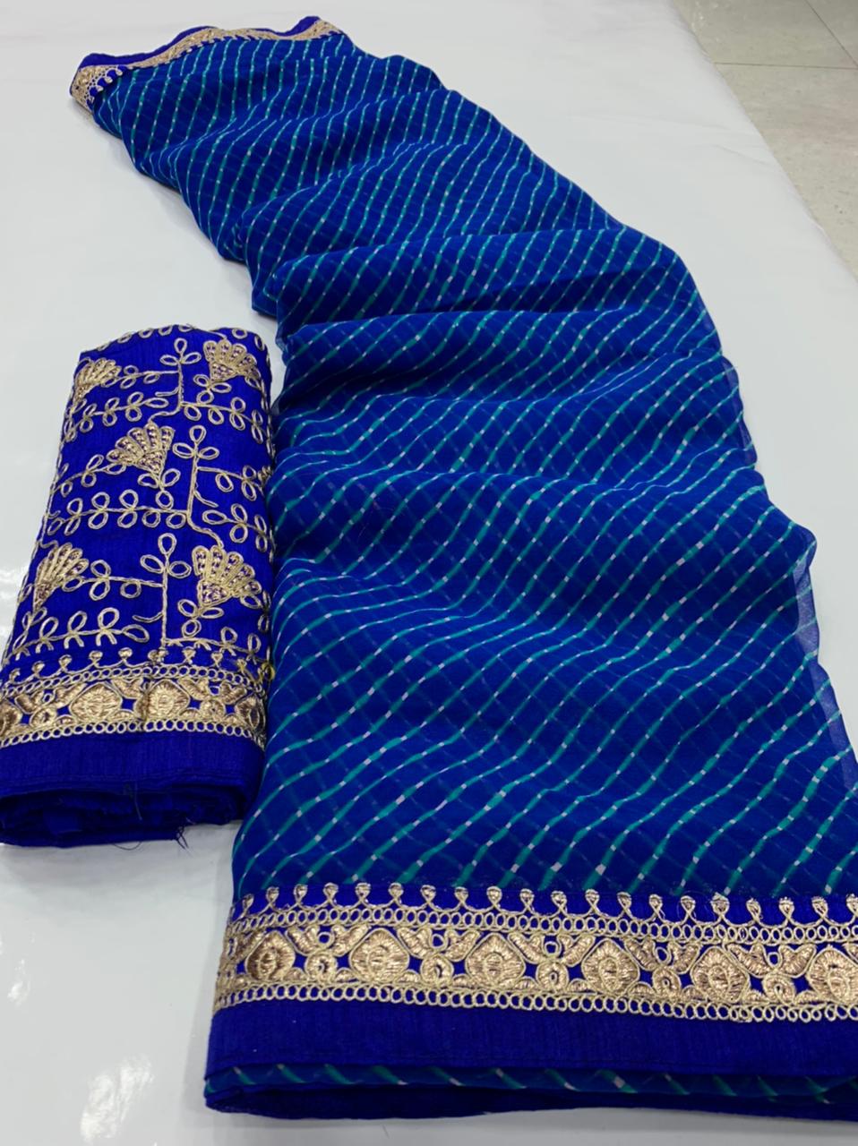 Mohini By Krishi Georgette Designer Sarees Catalog