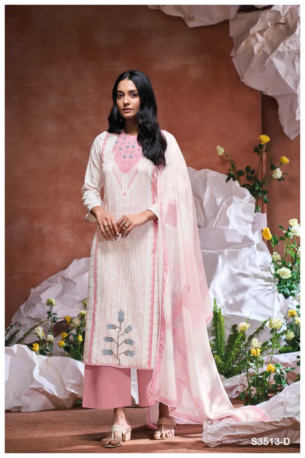 Hailie 3513 By Ganga Cotton Designer Salwar Suit Wholesale Price In Surat