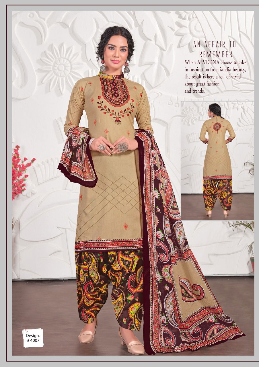 Mishri Magic Patiyala 4 Latest fancy Casual Wear Printed Pure Cotton Dress Material Collection
