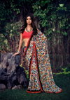 Nishtha By Sanskar Georgette Casual Saree Wholesale Clothing Distributors In India