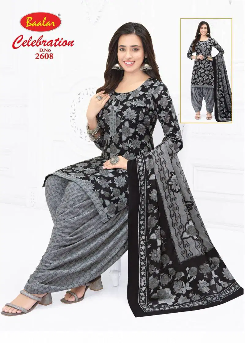 Baalar Celebration Vol 26 Fancy Cotton Printed Dress Material Wholesale Online