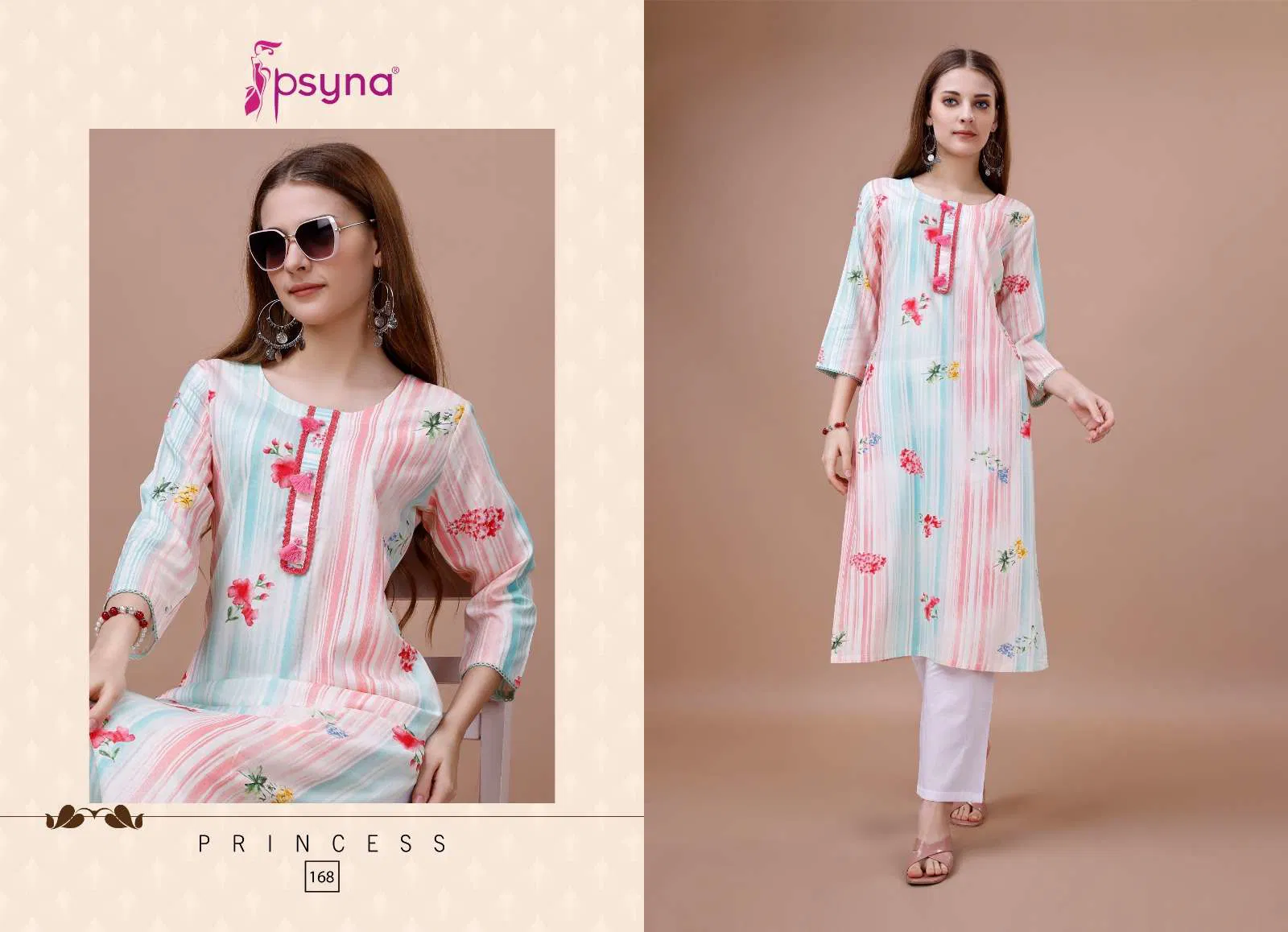 Princess Vol 16 By Psyna Rayon Kurti Wholesale Market In Surat