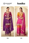 Kanika By Gulkayra Chinon Printed Designer Wholesale Readymade Suits In India