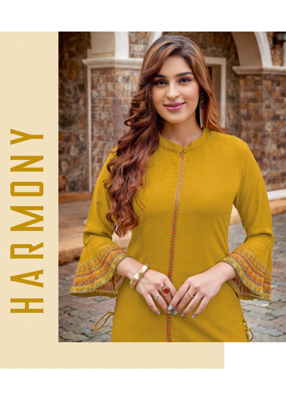 Mitto Mayurika 3 Ethnic Wear Embroidery Work Rayon Designer Kurti Collection

